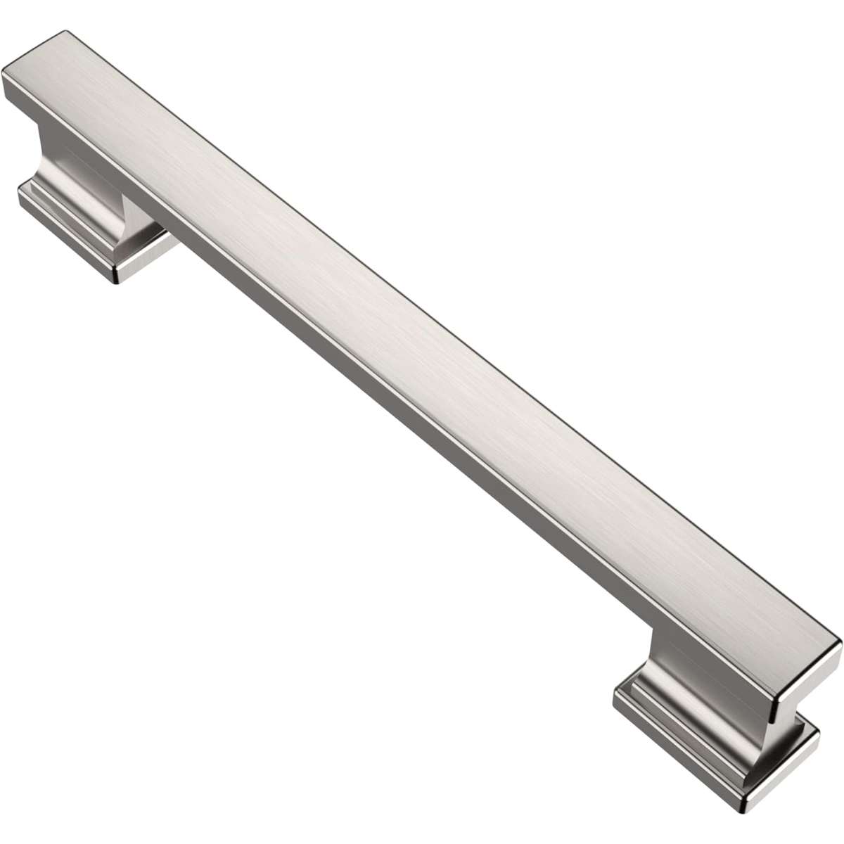 Alzassbg 10-Piece Brushed Satin Nickel Cabinet Handles