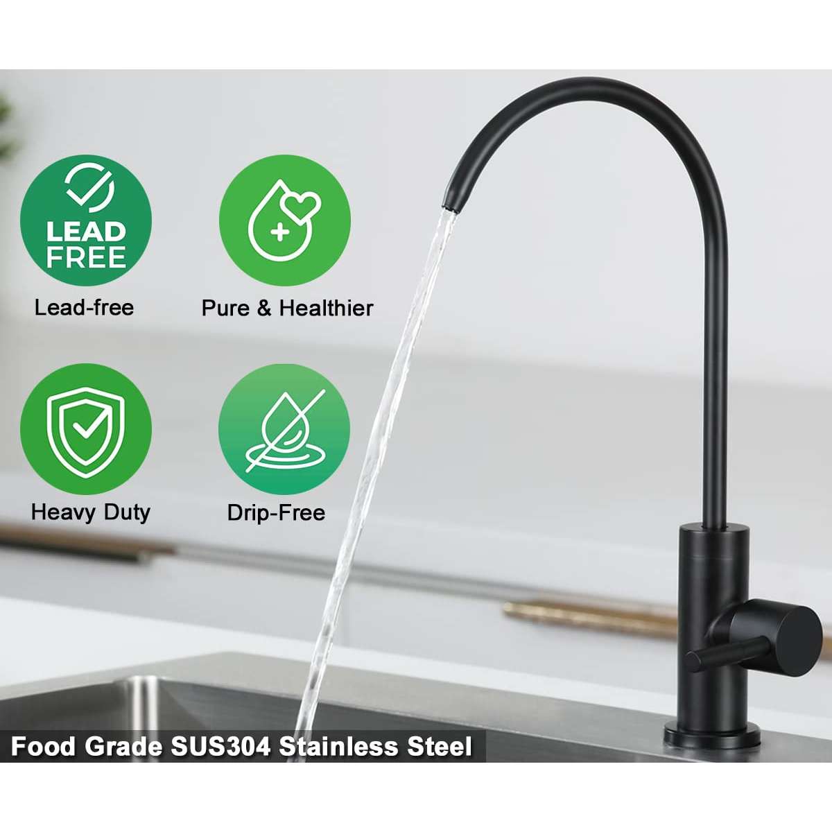 ESOW Kitchen Water Filter Faucet