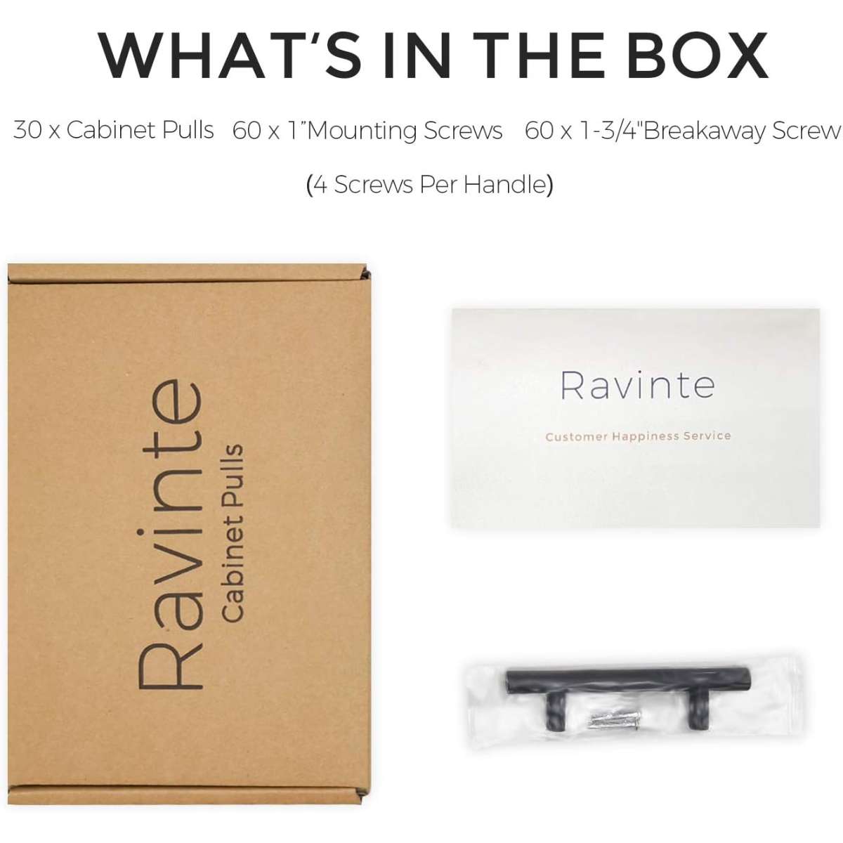 Ravinte 30 Bag |5" Cabinet Handle