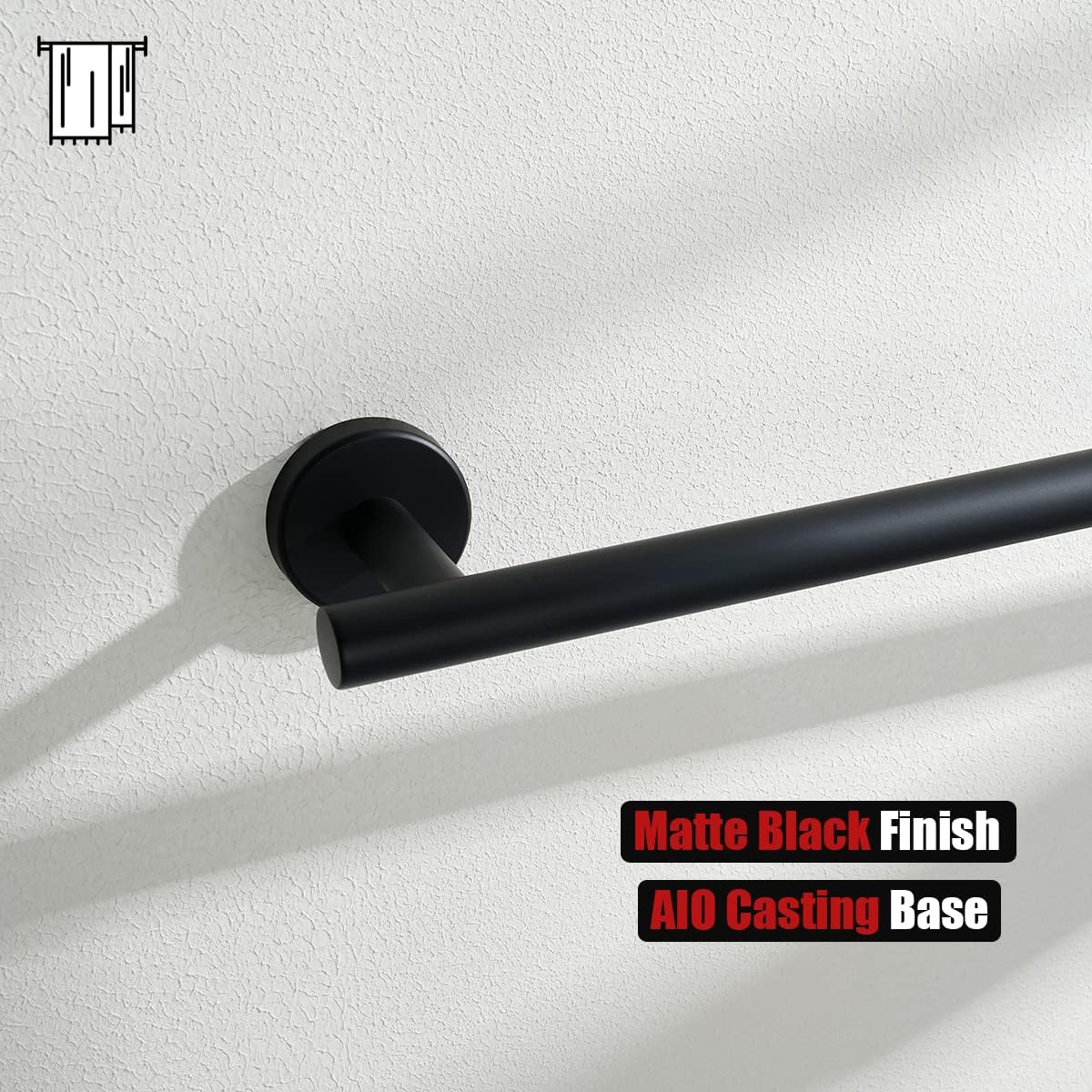 JQK Black Towel Rod, TB110L30-PB