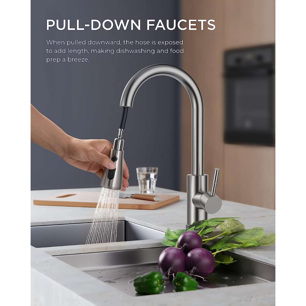 FORIOUS Kitchen Faucets