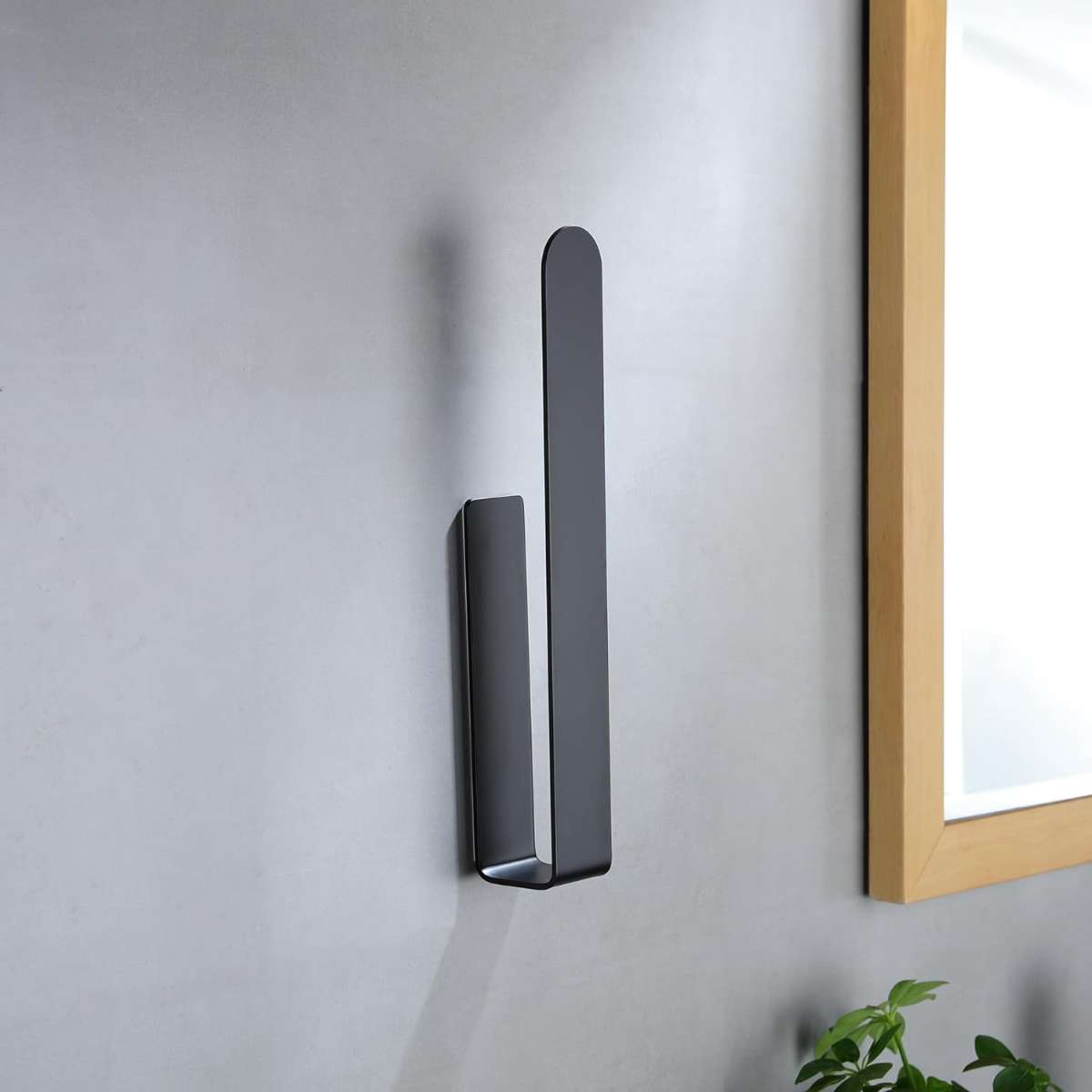 Taozun Self-Adhesive Towel Rails - Bathroom towel rails, brushed black