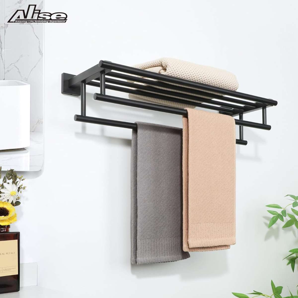 Alise towel rack for bathroom and toilet, GZ8000-B